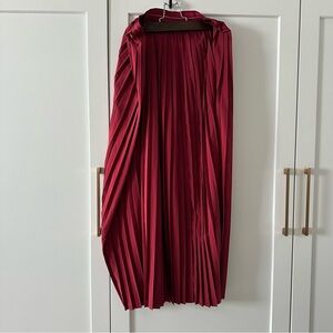 Aerie burgundy Maxi Skirt